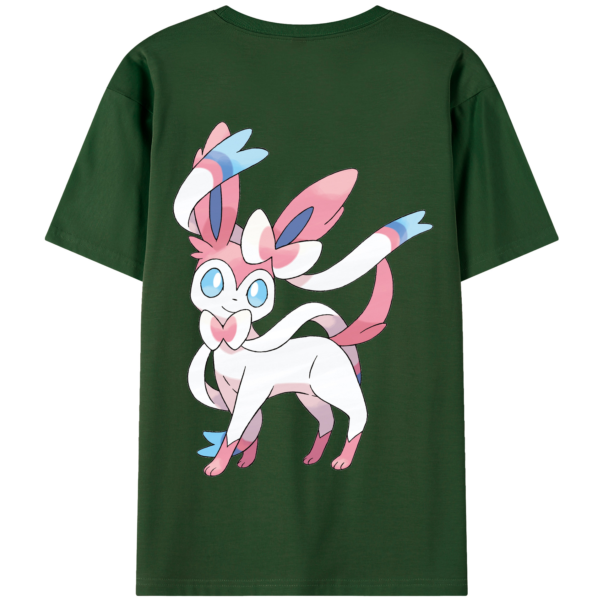 （画像用） ポケットモンスター Pokémon 綿100％半袖Tシャツ（背面プリント）